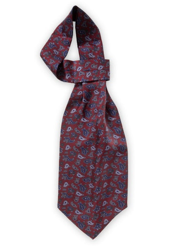 Ascot efervescent motiv paisley visiniu